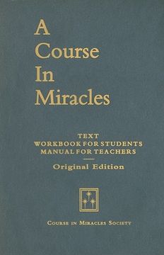 portada a course in miracles, original edition: text, workbook for students, manual for teachers
