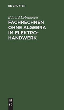 portada Fachrechnen Ohne Algebra im Elektrohandwerk (en Alemán)