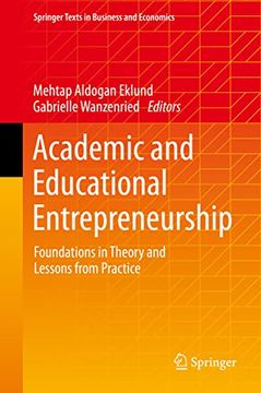 portada Academic and Educational Entrepreneurship: Foundations in Theory and Lessons from Practice (en Inglés)