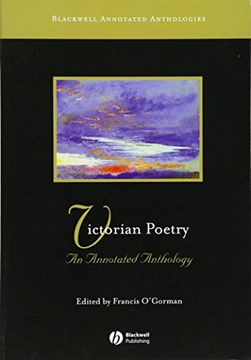 portada Victorian Poetry: An Annotated Anthology (Blackwell Annotated Anthologies) 