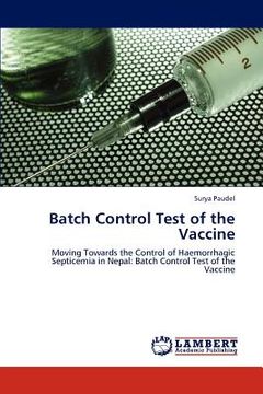portada batch control test of the vaccine (in English)