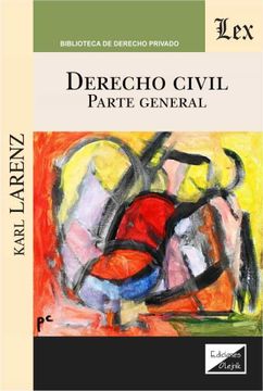 portada Derecho Civil. Parte General