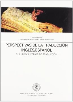 portada Perspectivas de la traducción inglés-español : 3 curso superior de traducción