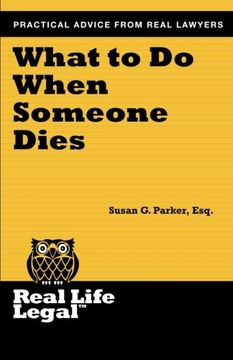 portada What to do When Someone Dies (en Inglés)
