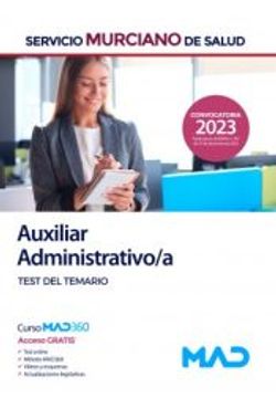 portada Auxiliar Administrativo/A. Servicio Murciano de Salud (Sms) (in Spanish)