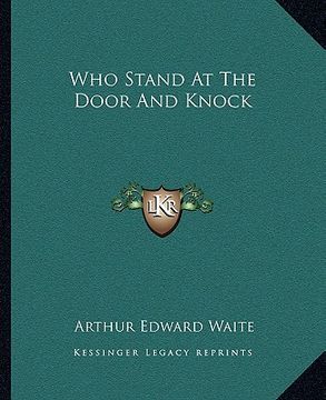 portada who stand at the door and knock (in English)