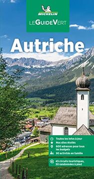 portada Michelin le Guide Vert Autriche (Michelin Grüne Reiseführer) (en Francés)