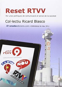 portada Reset RTVV: Per unes polítiques de comunicació al servei de la societat (La Nau) (en Catalá)