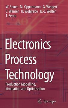 portada electronics process technology: production modelling, simulation and optimisation (en Inglés)