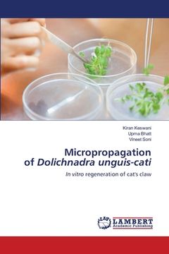 portada Micropropagation of Dolichnadra unguis-cati (en Inglés)