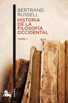 portada Historia de la Filosofía Occidental i (in Spanish)