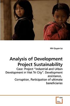 portada analysis of development project sustainability (in English)