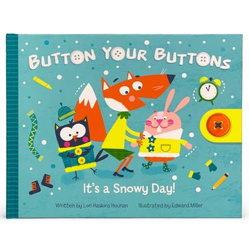 portada Button Your Buttons: It's a Snowy Day! (en Inglés)
