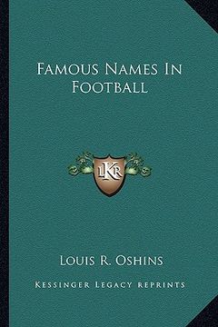 portada famous names in football (in English)