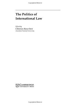 portada The Politics of International law Hardback (Cambridge Studies in International Relations) (en Inglés)