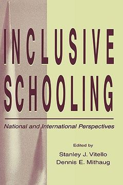 portada inclusive schooling: national and international perspectives (en Inglés)
