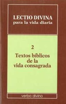 portada Lectio divina para la vida diaria: Textos bíblicos de la vida consagrada: Volumen 2 (in Spanish)