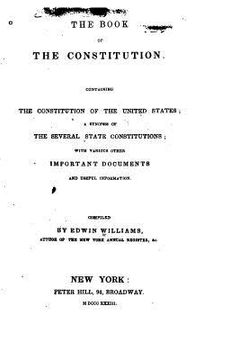 portada The Book of the Constitution, Containing the Constitution of the United States