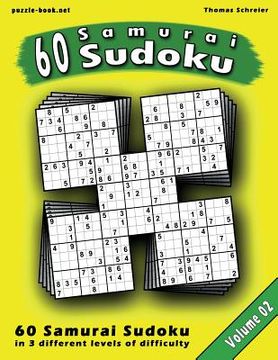 portada Samurai Sudoku Puzzle: 100 Sudoku puzzles in 15 different variations, Vol. 2 (en Inglés)