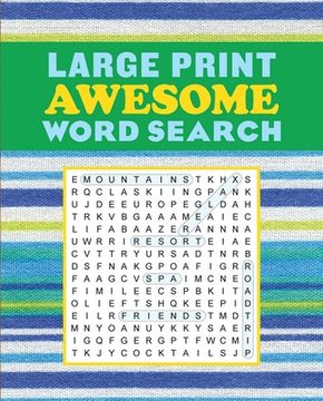 portada Large Print Awesome Word Search (Large Print Puzzle Books) (in English)
