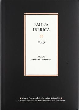 portada fauna iberica. vol. 3