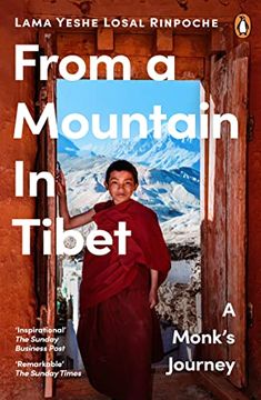 portada From a Mountain in Tibet: A Monk’S Journey (in English)