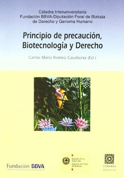 portada Principio de Precaución, Biotecnología y Derecho.
