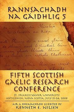 portada rannsachadh na gaidhlig 5: fifth scottish gaelic research conference (in English)