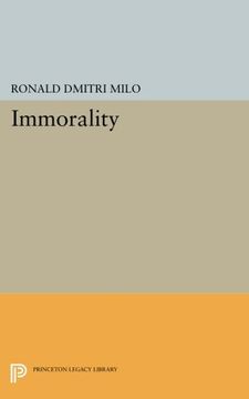 portada Immorality (Studies in Moral, Political, and Legal Philosophy) (en Inglés)