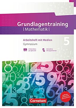 portada Fundamente der Mathematik 5. Schuljahr Gymnasium. Grundlagentraining - Arbeitsheft mit Medien und Lösungen (en Alemán)