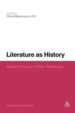 portada literature as history (in English)