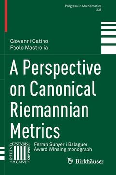 portada A Perspective on Canonical Riemannian Metrics (en Inglés)