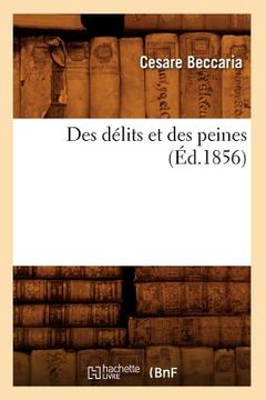 portada Des Délits Et Des Peines (Éd.1856) (in French)