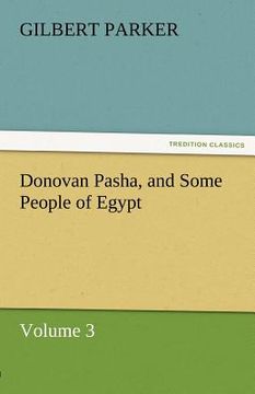portada donovan pasha, and some people of egypt - volume 3