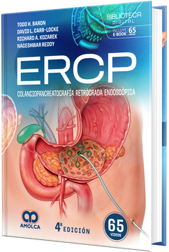portada ERCP. Colangiopancreatografía retrógrada endoscópica 4ª edicion. Incluye e-book y 65 videos