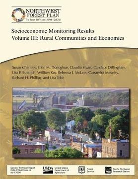 portada Socioeconomic Monitoring Results Volume III: Rural Communities and Economies (in English)