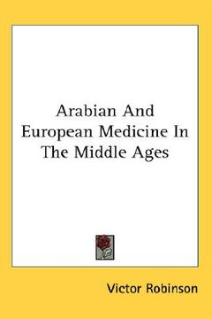 portada arabian and european medicine in the middle ages