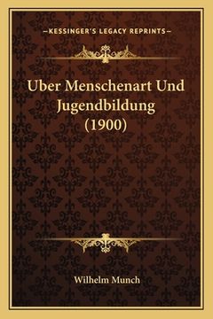 portada Uber Menschenart Und Jugendbildung (1900) (en Alemán)