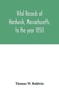 portada Vital Records of Hardwick, Massachusetts, to the Year 1850 (in English)