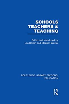portada Schools, Teachers and Teaching (Rle edu n)