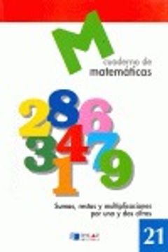 portada cuaderno de matemáticas, n. 21
