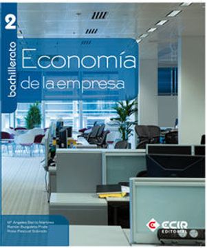 portada economía y organización de empresas, 2 bachillerato