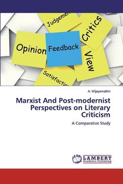 portada Marxist And Post-modernist Perspectives on Literary Criticism (en Inglés)