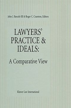 portada lawyers' practice ideals, a comparative view (in English)