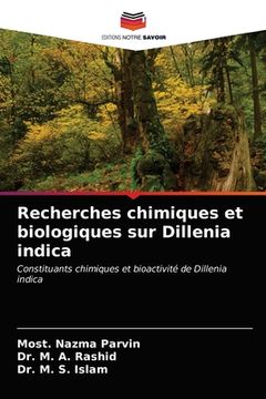 portada Recherches chimiques et biologiques sur Dillenia indica (en Francés)