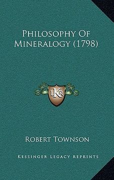 portada philosophy of mineralogy (1798) (en Inglés)