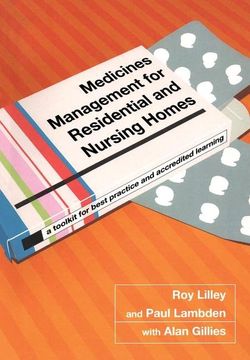 portada Medicines Management for Residential and Nursing Homes: A Toolkit for Best Practice and Accredited Learning