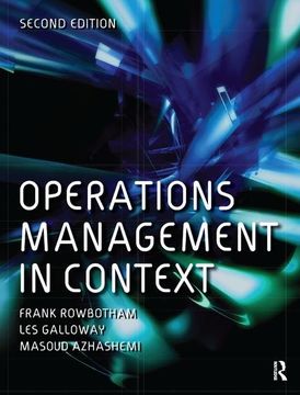 portada Operations Management in Context (en Inglés)