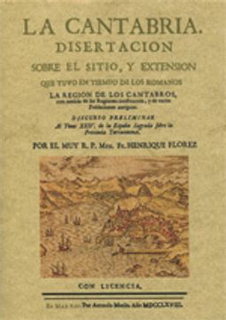 portada La Cantabria: disertacion sobre el sitio y extension que tuvo en tiempos de los romanos