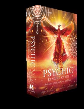 portada Psychic Reading Cards: Awaken Your Psychic Abilities (36 Full-Color Cards and 96-Page Booklet) (en Inglés)